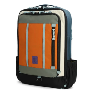 Topo Designs 30L Global Travel Bag Backpack Pond Blue/Spice