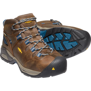 Men's KEEN Detroit Mid Work Boots Outdoor 8 Cascade