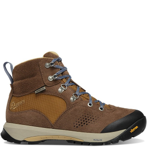 Women's Danner Inquire Mid 5" Waterproof Hiking Boots Outdoor 5.5 Pinecone Brown/Prairie Sand