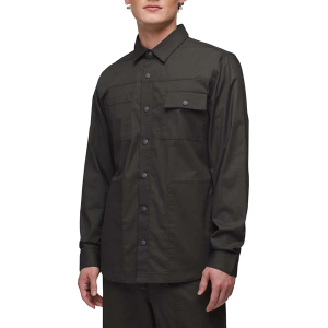 Men's prAna Palisades Ripstop Field Long Sleeve Button Up Shirt XLarge Dark Iron