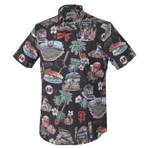 San Francisco Giants Scenic Button Up XLarge Black