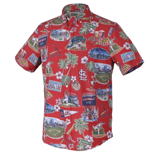 St. Louis Cardinals Scenic Button Up XLarge Multi