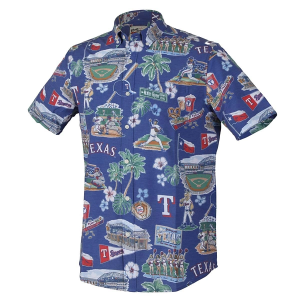 Texas Rangers Scenic Button Up 3XLarge Multi