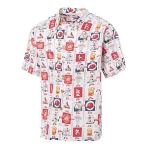 St. Louis Cardinals Champions Button Up Medium White