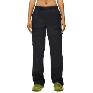 Women's prAna Stretch Zion Convertible Pants XLarge Black Regular