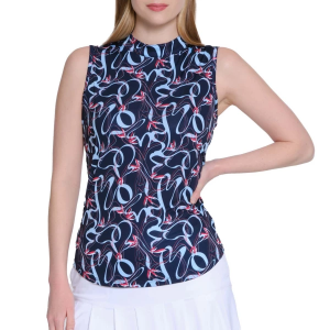 Women's Sport Haley Kerry Sleeveless Polo Large Midnight