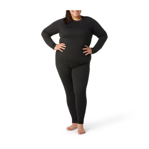 Women's Smartwool Classic All-Season Merino Long Sleeve Base Layer 2X Black