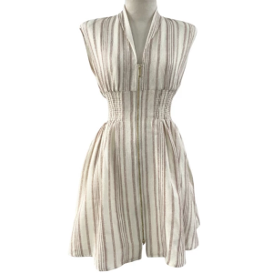 Women's RESET by Jane Clara Dress Medium White Taupe