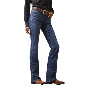 Women's Ariat R.E.A.L. Perfect Rise Leila Slim Fit Bootcut Jeans Irvine 33 33