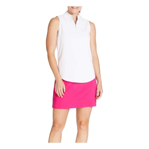 Women's Sport Haley Courte Sleeveless Polo Medium White