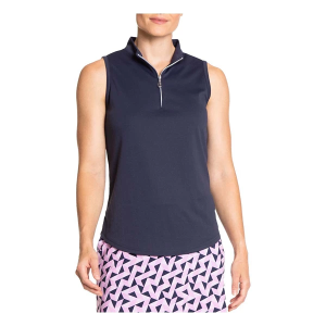 Women's Sport Haley Courte Sleeveless Polo Medium Midnight Blue