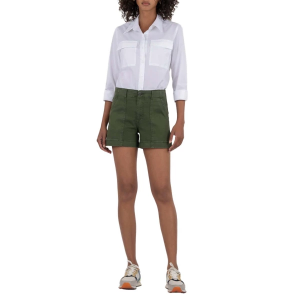 Women's KUT from the Kloth Jane Jean Shorts 10 Olive