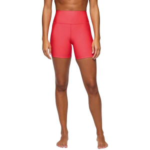 Women's prAna Sculpt Biker Shorts Large Rose Fire