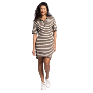 Women's Thread & Supply Amanda Sweater Dress Medium Stone Brown Sshll St