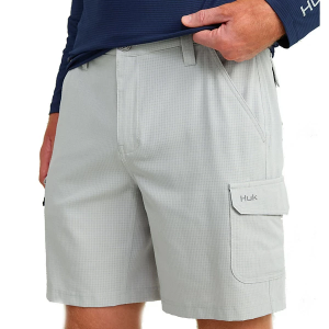 Men's Huk A1A Chino Shorts Small Harbor Mist