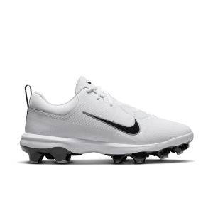 Men's Nike Force Trout 9 Pro MCS Molded Baseball Cleats 11 White/Black/Metallic Silver