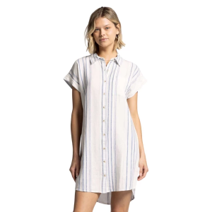 Women's Thread & Supply Judson Shirt Dress Large Coastal Grey Stripe
