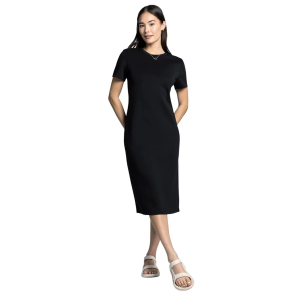 Women's Thread & Supply Dayton Midi Shirt Dress Medium Black