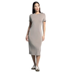 Women's Thread & Supply Dayton Midi Shirt Dress Medium Taupe