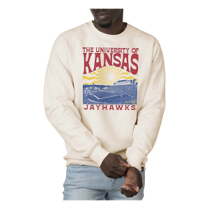 Kansas Jayhawks USCAPE Crew XLarge Bone