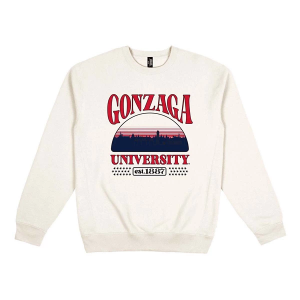 Gonzaga Bulldogs USCAPE Crew XLarge Bone
