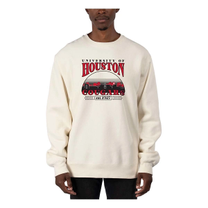 Houston Cougars USCAPE Crew XLarge Bone