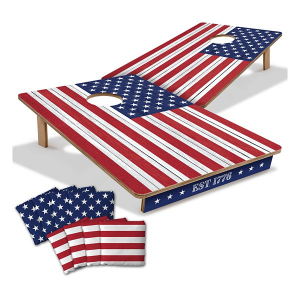 You The Fan Stars and Stripes 2 x 3 Cornhole Board