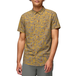 Men's prAna Stimmersee Button Up Shirt Small Pollen Retro Bloom