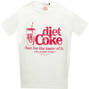 Women's The Laundry Room Diet Coke T-Shirt XLarge White