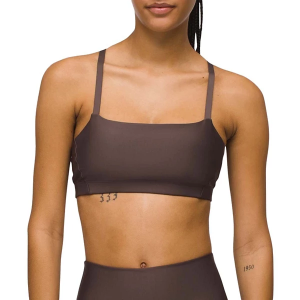 Women's prAna Sculpt Adjustable Sports Bra Small Light Espresso