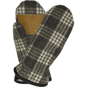 Women's Stormy Kromer Ida's Mittens XLarge Charcoal/White Tartan