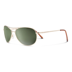 Men's Suncloud Patrol Polarized Sunglasses Gold/Polarized Grey Green