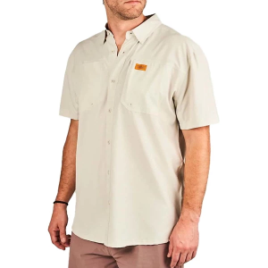 Men's Marsh Wear Lenwood Button Up Shirt Small Stone