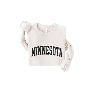 Women's Oat Collective Minnesota Graphic Crewneck Sweatshirt XLarge Heather Dust