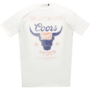 Women's The Laundry Room This Ain't My First Rodeo Coors T-Shirt Medium White