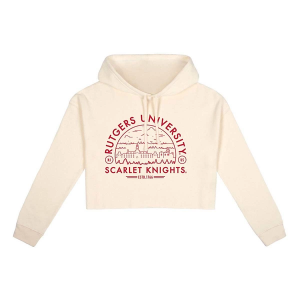 Rutgers Scarlet Knights USCAPE Women's Hoodie Small Bone
