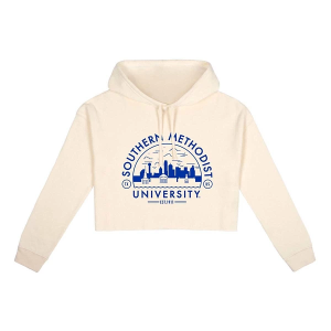 SMU Mustangs USCAPE Women's Hoodie Small Bone