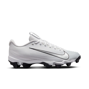 Men's Nike Vapor Shark 3 Molded Football Cleats 14 White/Metallic Silver/Wolf Grey/Black