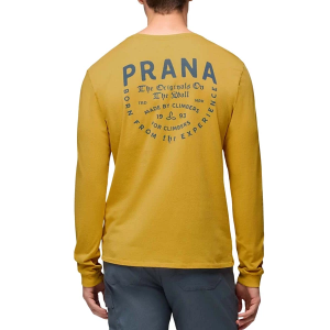 Men's prAna Everyday Graphic Long Sleeve T-Shirt Large Pollen Past and Present