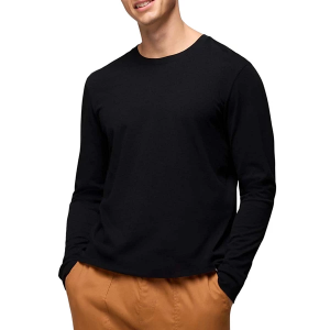 Men's prAna Everyday Long Sleeve T-Shirt XLarge Black