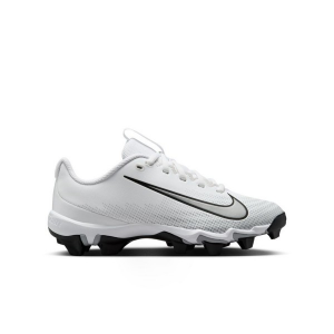 Boys' Nike Vapor Shark 3 Molded Football Cleats Little 1.5 White/Metallic Silver/Wolf Grey/Black