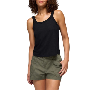 Women's prAna Cozy Up Scoop Crew Neck Tank Top XLarge Black