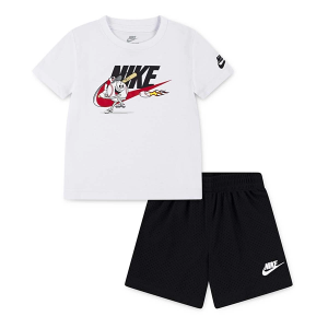 Nike Sportswear Graphic Dri-FIT Set Toddler 3T White/Black