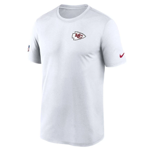 Kansas City Chiefs Nike 2025 Sideline Small Logo T-Shirt XLarge White