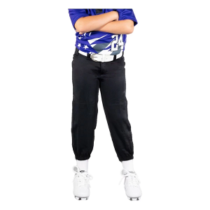 Girls' RIP-IT Revolution Cut Softball Pants Youth Large Black