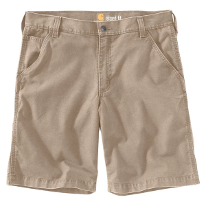 Men's Carhartt Rugged Flex Relaxed Fit Canvas Work Chino Shorts 30 Tan