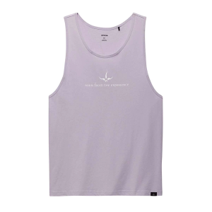 Men's prAna Heritage Graphic Crew Neck Tank Top Medium Luminous