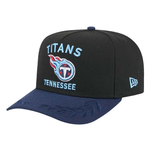 Kids' Tennessee Titans New Era 2025 Draft 9FIFTY A-Frame Snapback Hat Black