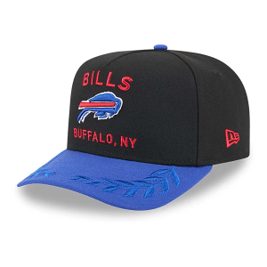 Kids' Buffalo Bills New Era 2025 Draft 9FIFTY A-Frame Snapback Hat Black
