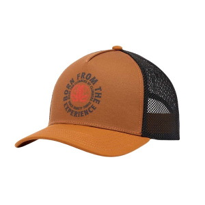 prAna Roads Ahead Trucker Snapback Hat One Size Tawny Mindful